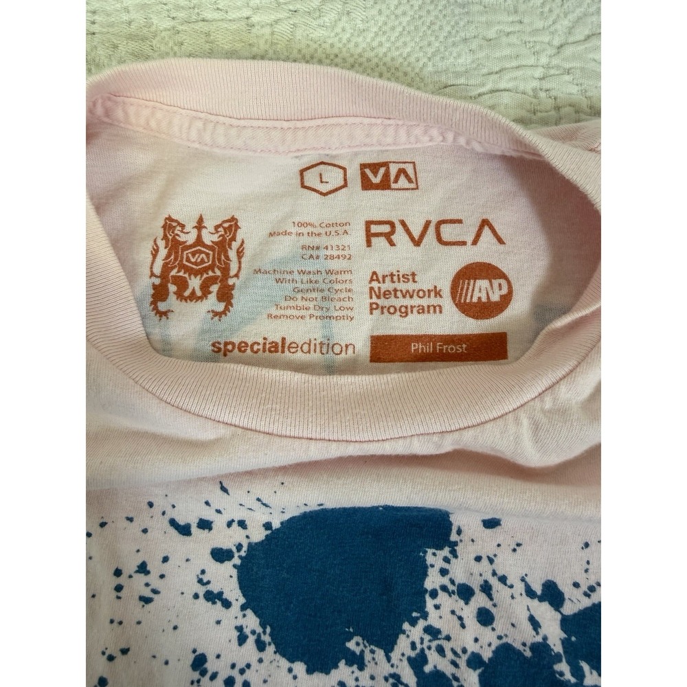 Rare Vintage Hawaii RVCA Special Edition T Shirt Artist Phil Frost Large - Picture 5 of 6